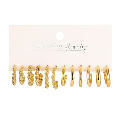 Conjunto de Joias Femininas 104 Peças/Conjunto Colar Brincos Anel Pulseira Brincos Cinco em Um Para Uso Diário de Férias 2024 Novo