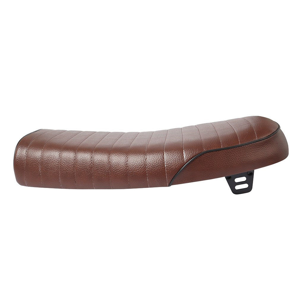 Motorcycle Cafe Racer Vintage Replacement Hump Saddle Seat PU Leather Refit Flat Saddle Cushion For Yamaha Kawasaki Honda CG125