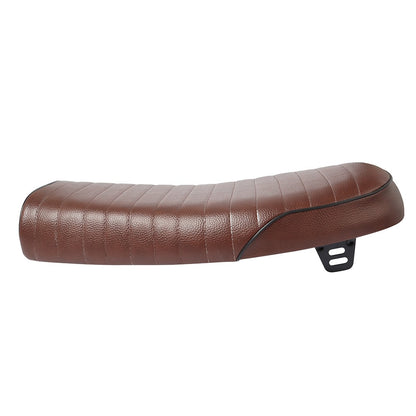 Motorcycle Cafe Racer Vintage Replacement Hump Saddle Seat PU Leather Refit Flat Saddle Cushion For Yamaha Kawasaki Honda CG125