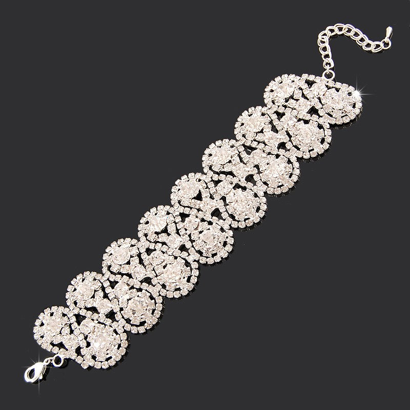 Novas Pulseiras de Berloques de Moda Prata 925 AAAAA Zircônia Cristal Feminino Pulseira Casamento Noivado Joias de Luxo