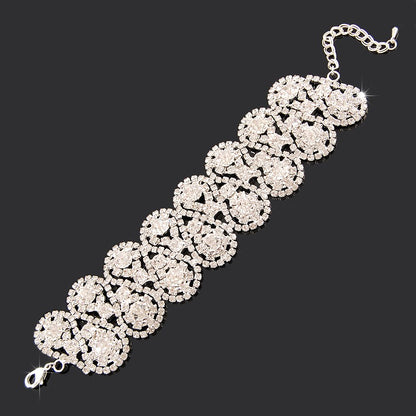 Novas Pulseiras de Berloques de Moda Prata 925 AAAAA Zircônia Cristal Feminino Pulseira Casamento Noivado Joias de Luxo