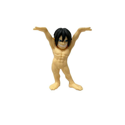 6cm Ataque dos Titãs Anime Figura Eren Jaeger Boneco de Ação 5 Peças Coleção Modelo Decoração de Quarto Brinquedos de Presente de Natal para Crianças