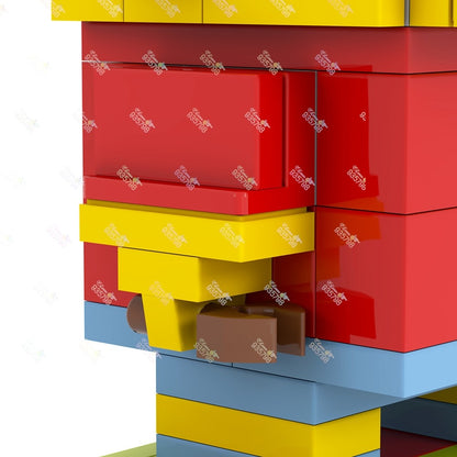 MOC Animação Série Bonecos para Montar Brickheadzed Marge Bart Maggie Homer Brinquedo DIY Modelo de Personagem Montar Tijolo Presente Infantil