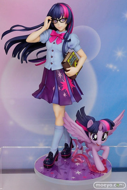 My little Pony Bishoujo Rarity Sunset Shimmer Applejack Twilight Sparkle Pinkie Pie Anime PVC Action Figure Toy Collection Doll