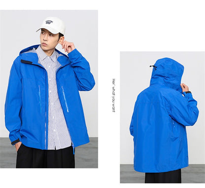 Arc Duricrust Rain-proof Jackets Mens Womens High Quality Camping Coat Outdoor Waterproof Windbreaker Hiking Mountain Clothes