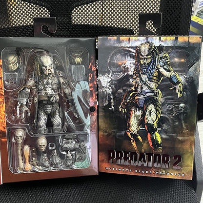 Original NECA Ultimate Elder Predator Action Figure Model Toys Joint Movable Horror Doll Christmas Present For Children