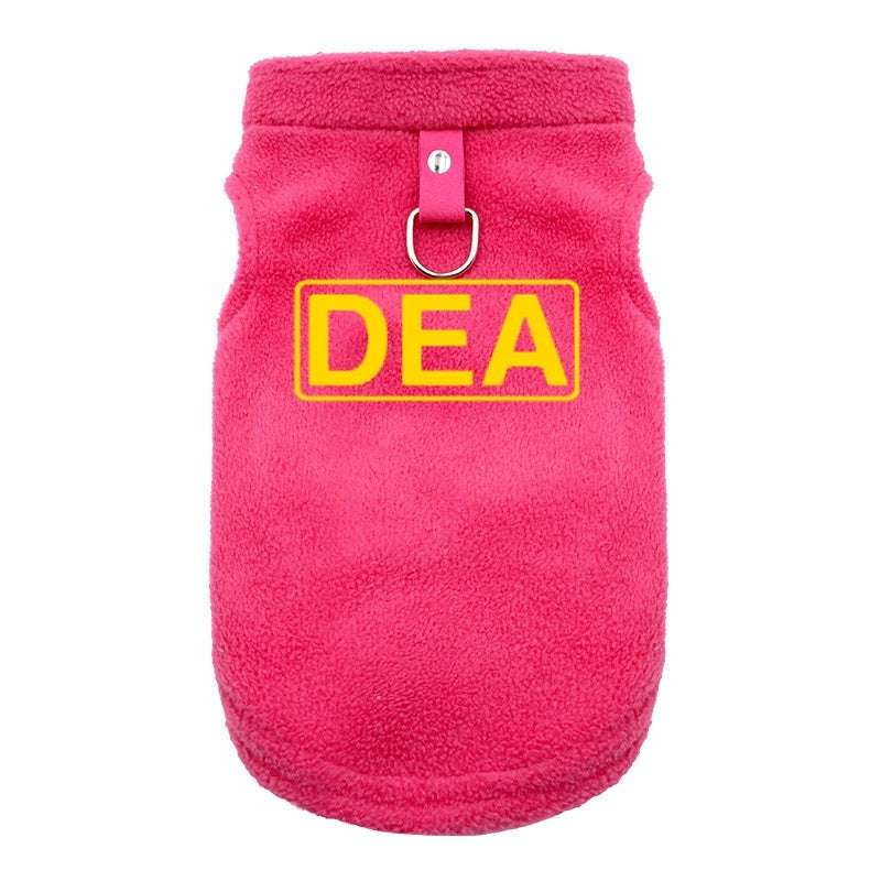FBI Roupa para Cães Colete Macio Quente Roupa para Cachorros Colete Capa Roupa de Inverno para Animais de Estimação Jaqueta Casaco Cães Pequenos e Médios Roupa Chihuahua P-GG
