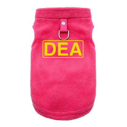 FBI Roupa para Cães Colete Macio Quente Roupa para Cachorros Colete Capa Roupa de Inverno para Animais de Estimação Jaqueta Casaco Cães Pequenos e Médios Roupa Chihuahua P-GG