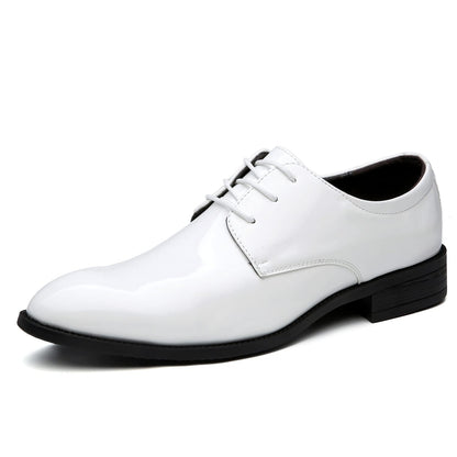 Men's Business Shoes Casual Pointed Toe Slip-On Shoes Tuxedo Fashion Wedding Party Men's Shoes