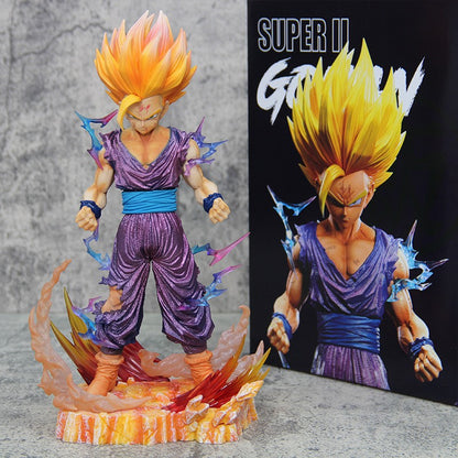 Dragon Ball Super Saiyajin 2 Besta do Futuro Son Gohan Figura Estatueta de Anime Modelo de Estátua Presente para Menino