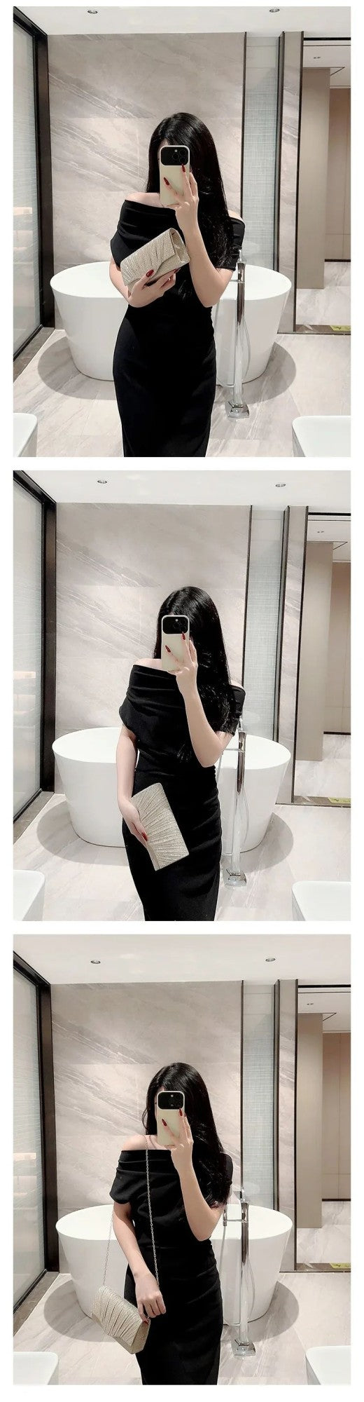 Wedding Party Handbag Ladies Glitter Silver Clutch Bag Envelope Evening Bag Fashion Elegant Long Purse Women Chain Shoulder Bags