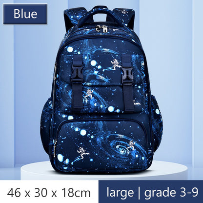 Mochila Ergonômica de Suporte Confortável para Coluna, para Livros Infantis do Ensino Fundamental e Médio Meninos Leve