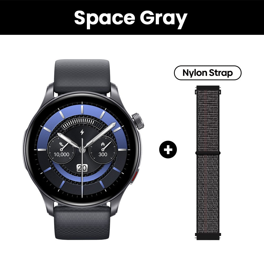 Novo Zeblaze Btalk 3 GPS Smartwatch Tela AMOLED de 1,43" Dupla Pulseira Chamada Bluetooth Relógio Esportivo Monitoramento de Frequência Cardíaca SpO2 Estresse