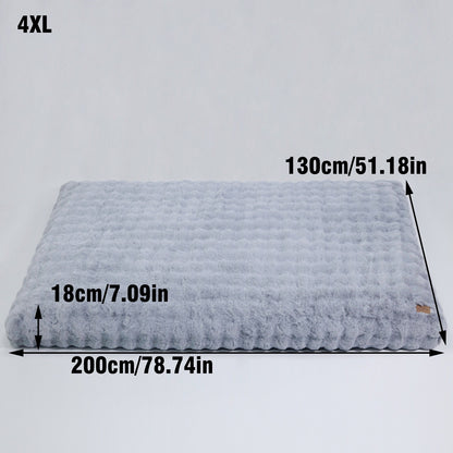 Cama M-4GG para Cães de Pelúcia Ultra Macia Cama Calmante para Gatos Base de Espuma Mais Espessa Cama para Caixas Múltiplas Opções de Tamanho para Cães