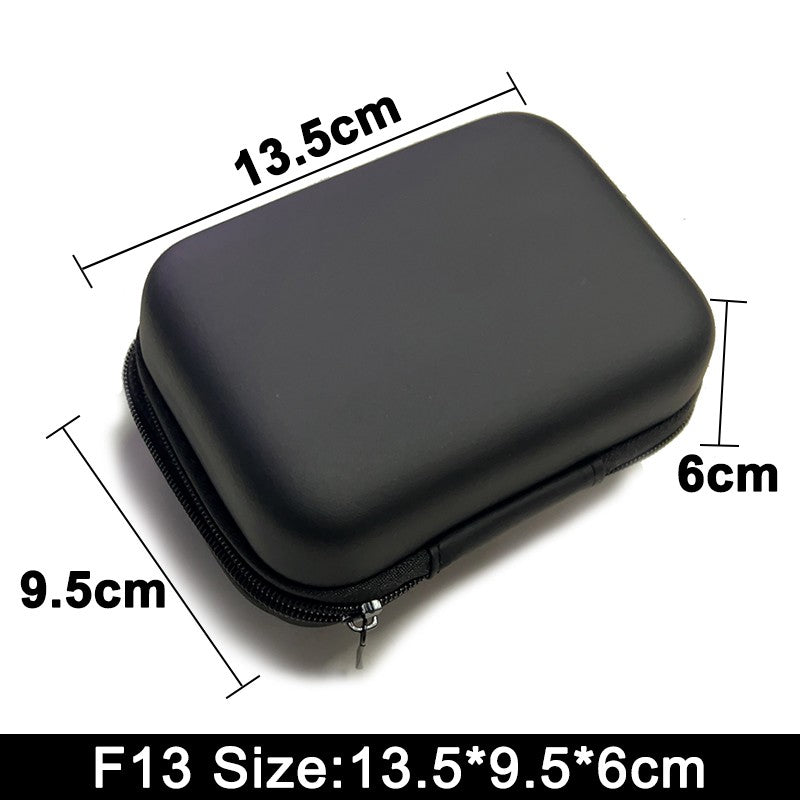 Earphone Data Storage Bag Oval Square Rectangle Cable Organizer Bags Mini Zipper Pouch Tech Gadgets Portable Charger U Disk Case