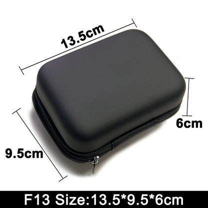 Earphone Data Storage Bag Oval Square Rectangle Cable Organizer Bags Mini Zipper Pouch Tech Gadgets Portable Charger U Disk Case