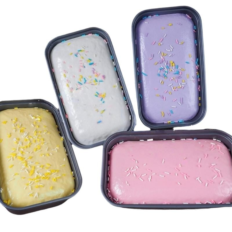 [CL]1Pc Box Cake Toy Slow Rising Squeeze Toy Butter Ice Cream Box Fidget Toy Anti Stress Release Hand Relax Gift[CL]