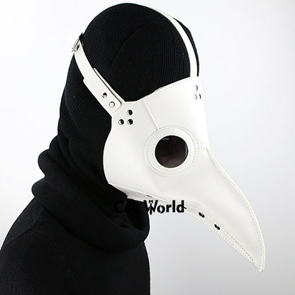 Halloween Plague Doctor Mask Steampunk Gothic Bird Beak Props for Party Carnival Cosplay Costumes Masquerade