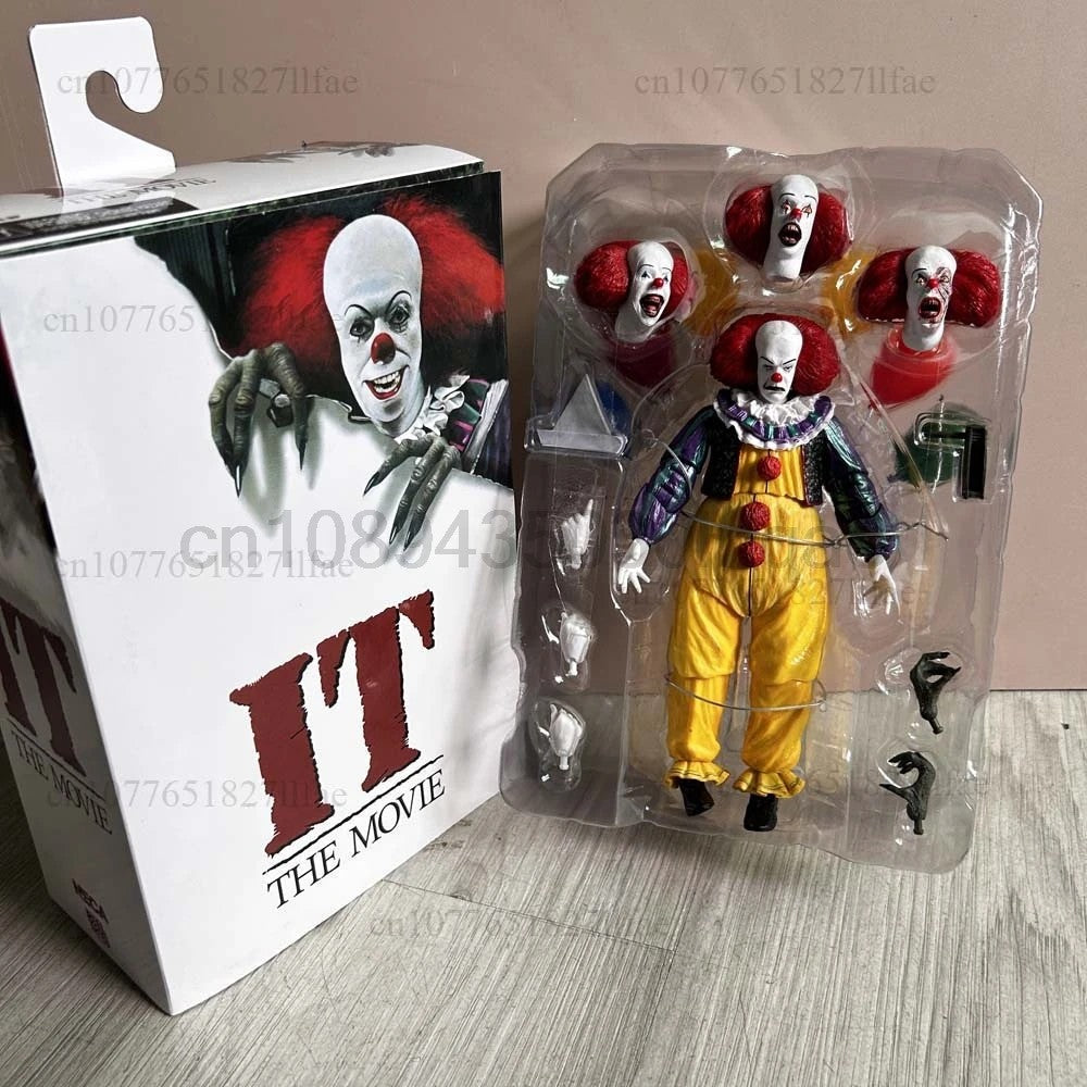 NECA Joker Stephen King Clown Pennywise Action Figure Toys For Halloween Decoration Gift