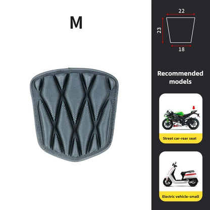 Almofada de Assento de Moto 3D Conforto Gel Capa de Assento Isolamento Protetor Solar Impermeável EVA Respirável Para Montanha Avançada