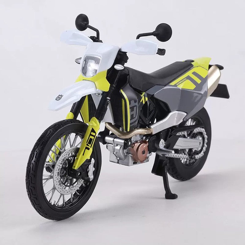 Maisto Escala 1/12 2023 Husqvarna 701 Moto Modelo de Carro de Simulação em Liga Clássicos Presente de Lembrança para Adultos Exposição Estática