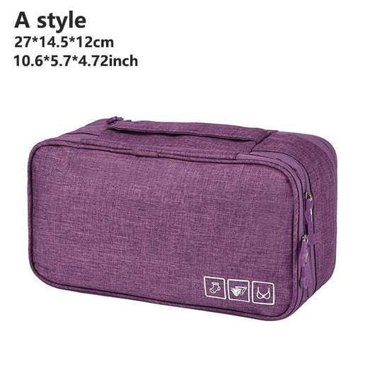 Travel Bra Organizer Bag Waterproof Panties Sock Underwear Storage Bag Daily Women Wash Package Cosmetic Finishing Bags