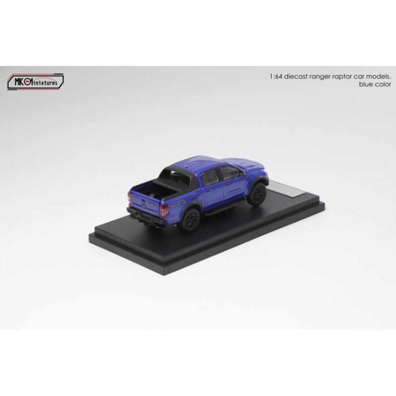 MK Miniaturas Liga Fundida 1/64 Ford Ranger Raptor Modelo de Carro Decoração Estática Brinquedos Colecionáveis de Presente