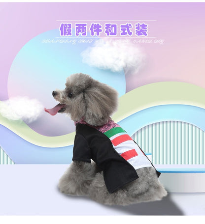 Fantasia de Halloween para Cães e Gatos, Vestido de Fada Borboleta Engraçado com Asa Destacável, Roupa para Pet, Vestido de Festa, Fantasia de Cosplay