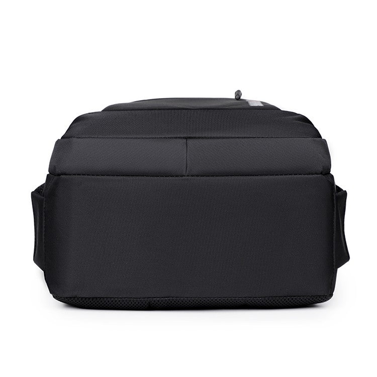 Men's large-capacity backpack, fashionable laptop bag, suitable for travel and business, equipped with secure zipper closure and