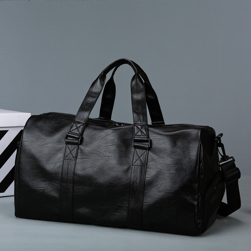 Golf Boston Bag Golf Clothing Bags Travel Business Handbag Large-capacity Crossbody Handbag Soft PU Leather Sports Fitness Gifts