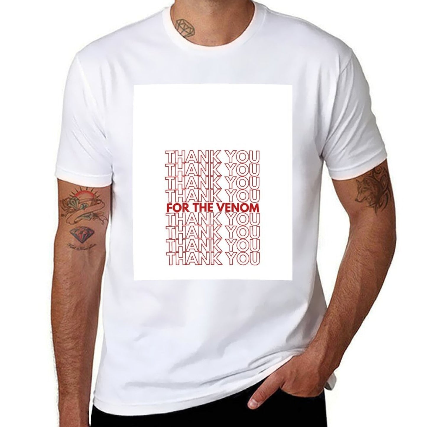 Thank You (For the Venom) T-Shirt t shirt man plain man graphic t shirt