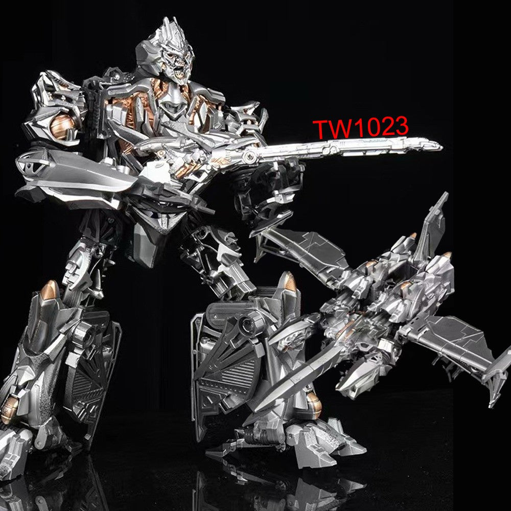 Baiwei Shockwave TW1028 Transformation Toys Sentinel Prime TW1024 Modelo Ironhide TW1026 Robô Bumblebee TW1025 Boneco TW1030