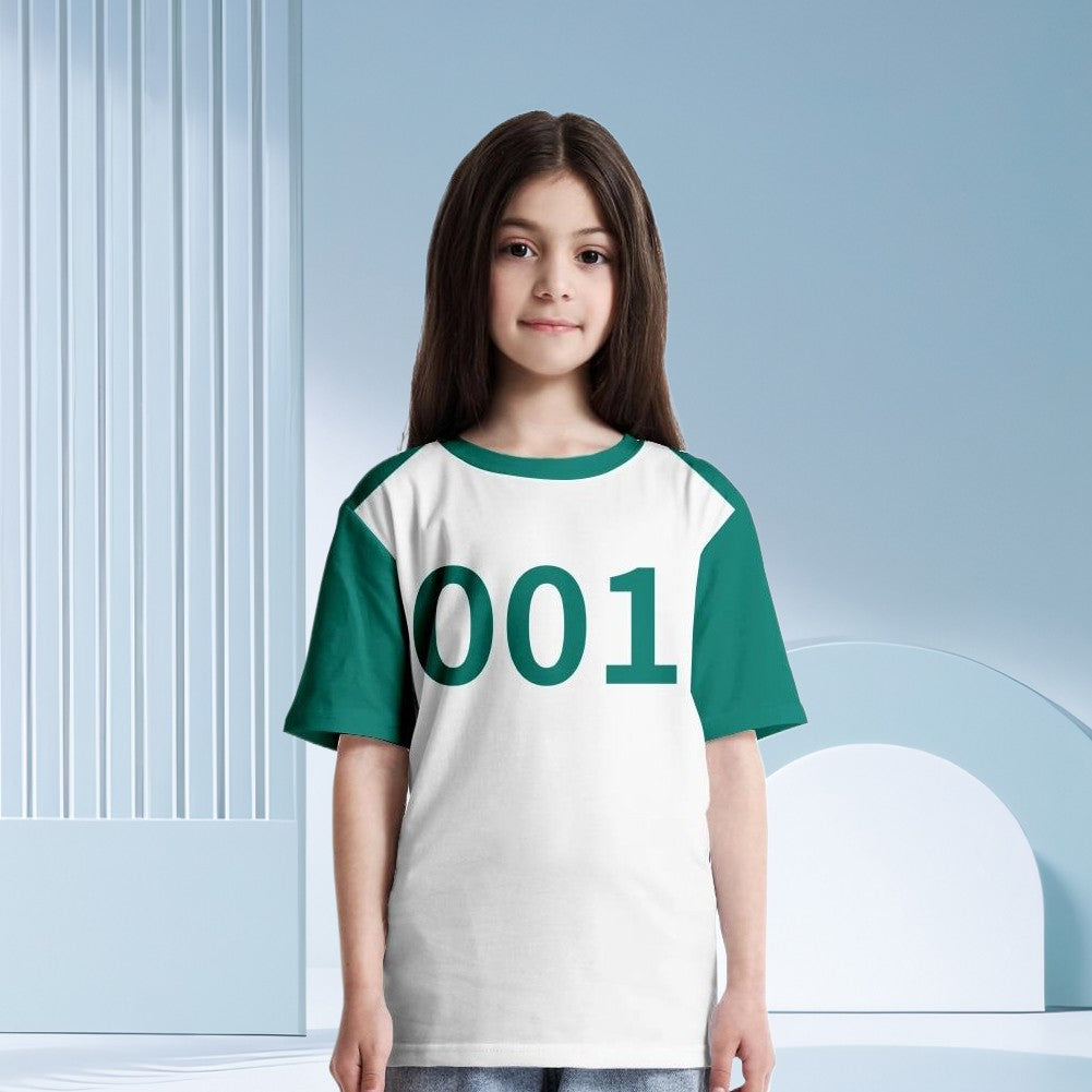 Number Tracksuit Player 456 333 001 Games Disguise Caarnival Party Clothes Calamari Game Cosplay Costume Popular Game Sweatshirt