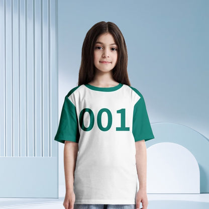 Number Tracksuit Player 456 333 001 Games Disguise Caarnival Party Clothes Calamari Game Cosplay Costume Popular Game Sweatshirt