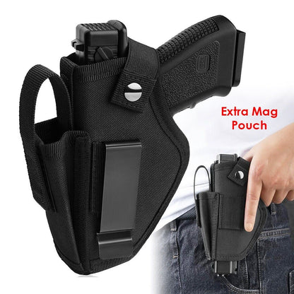 Coldre de Arma de Porte Velado Tático Pistola Ambidestro IWB OWB Universal