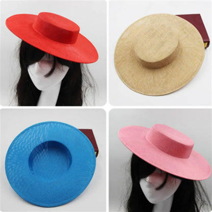Chapéus Fascinators Femininos Base de Chapéu de Feltro para Festa Casamento Chapéu LUNQUIL de Aba Larga Chapéu Fedora Acessório de Cabelo Kentucky Derby