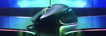 Mouse Gamer Ergonômico Personalizável Razer Basilisk V3 com Switch de Mouse para Jogos Mais Rápido - Iluminação Chroma RGB - Sensor Óptico de 26K DPI