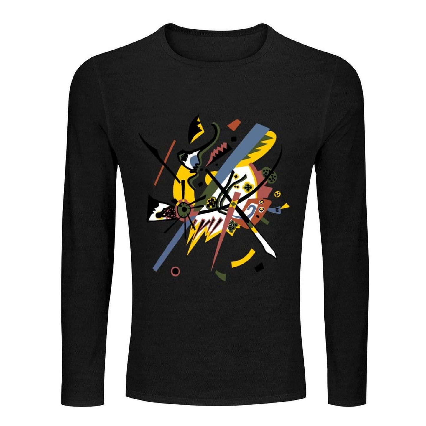 Vassily Kandinsky, small worlds (Kleine Welten) Long T-Shirt tops hippie clothes plain black t shirts men