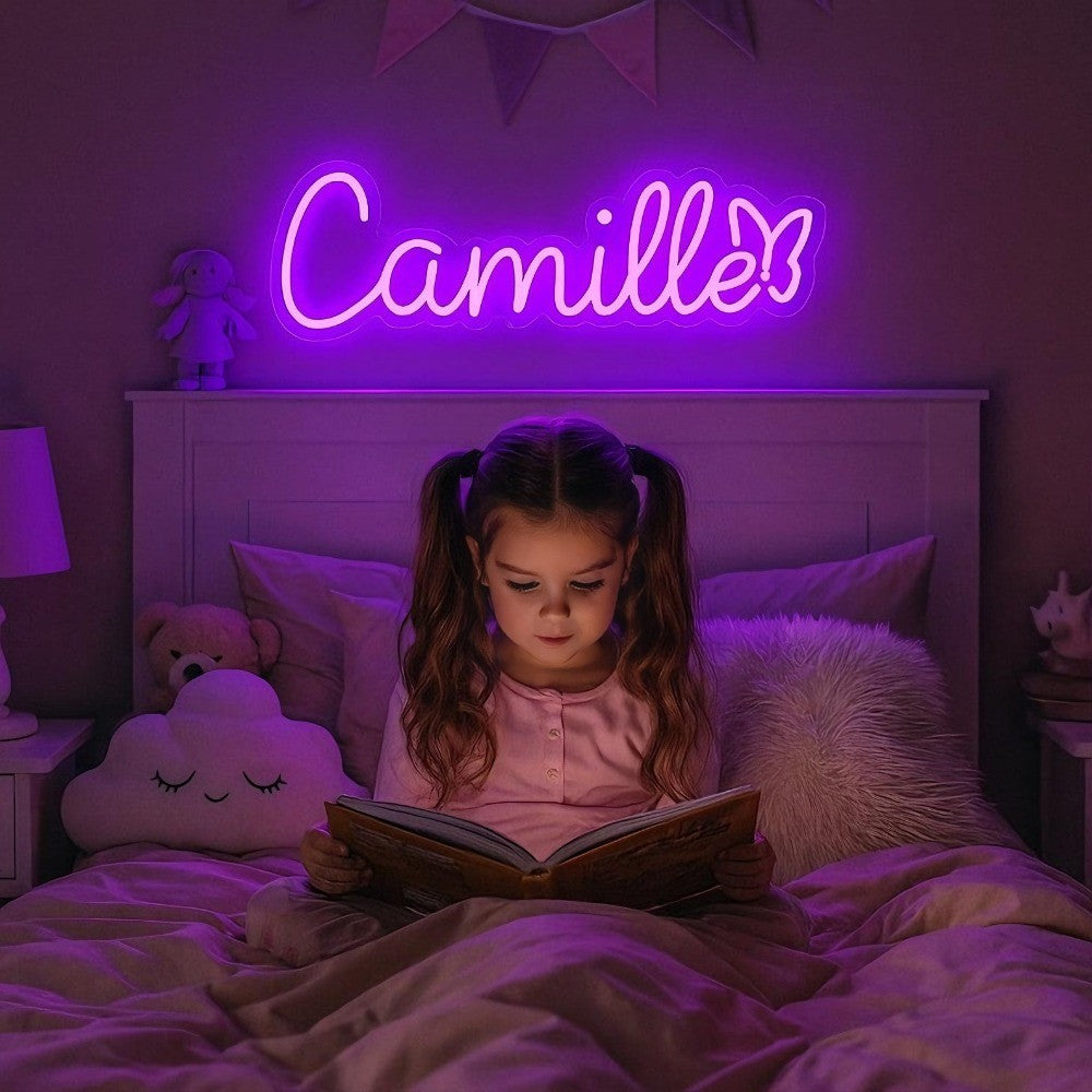 Custom Neon Sign Personalized Name Neon Sign LED Night Light Birthday Wedding Signs Room Bedroom Decoration Wall LED Neon Lamp