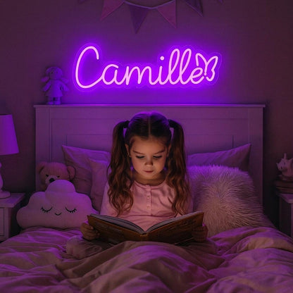 Custom Neon Sign Personalized Name Neon Sign LED Night Light Birthday Wedding Signs Room Bedroom Decoration Wall LED Neon Lamp