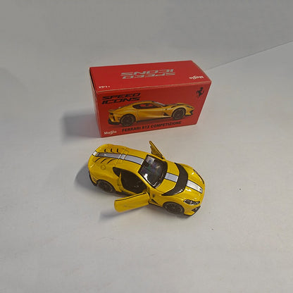 Novidade em estoque Maisto 1:64 Ferrari 812 Competizione Sp3 296-Gtb Brinquedo Colecionável Personalizado Die-Cast Liga Miniatura Modelo de Carro Presentes