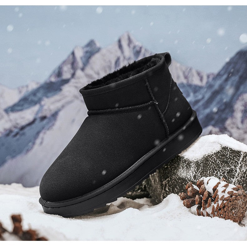 Mens Shoes Classic Top Quality Suede Leather Ankle Boots 2025 Winter Snow Boots for Men New Fashion Australia Boots 36-45