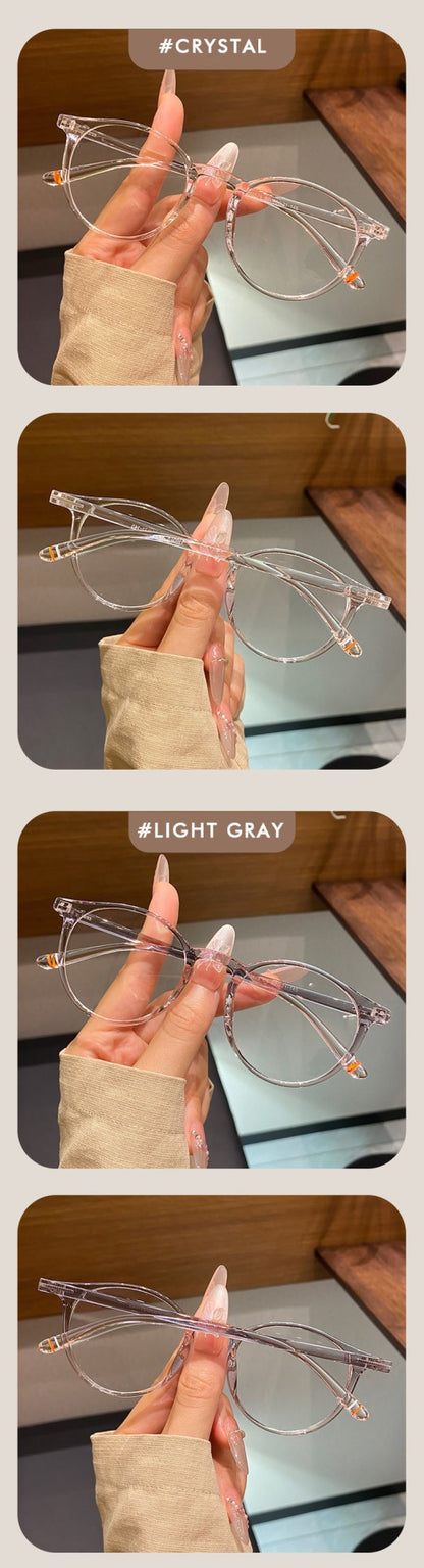 KANSEPT Retro Round Men and Women Optical Prescription Glasses Myopia Hyperopia Progressive Eyewear Eyepieces for Reading Lenses