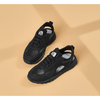 Women's Breathable Thick-Sole Casual Sneakers, Durable Outdoor Running/Walking Shoes with Fashion Design for Gym & Daily Wear