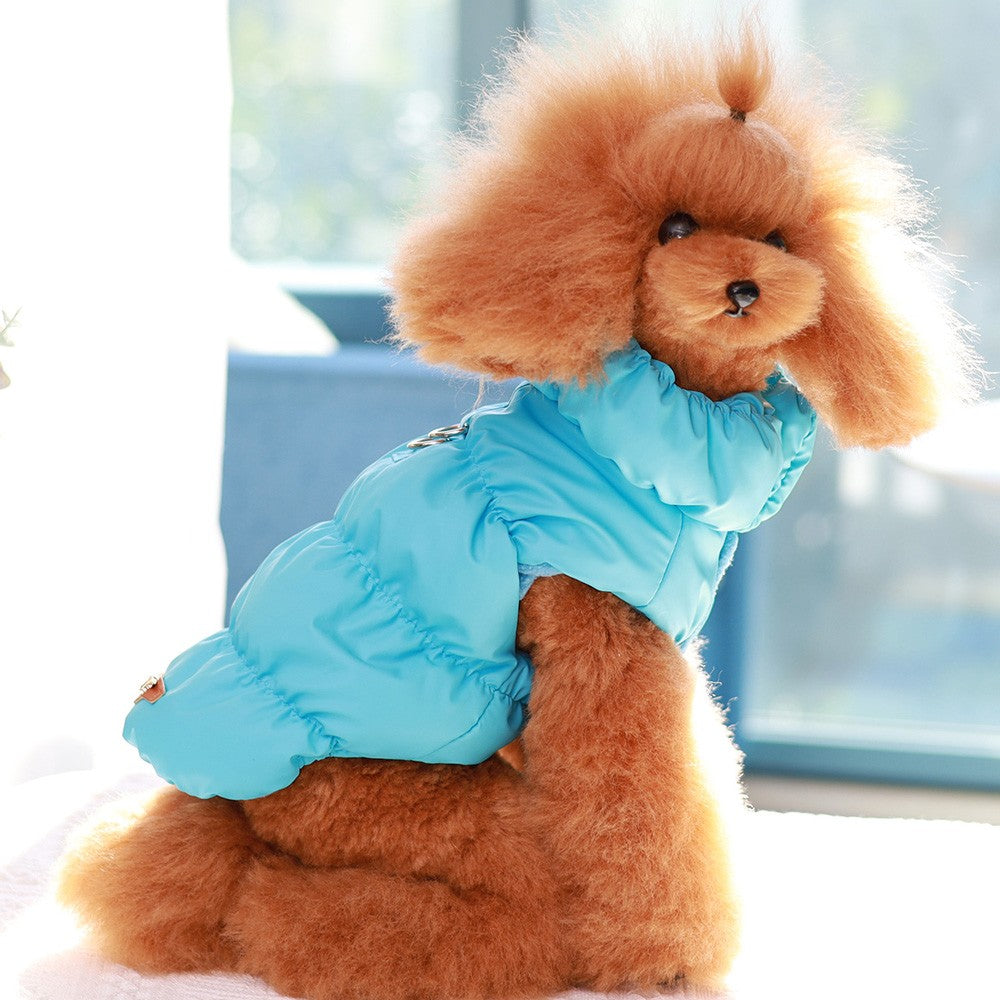 Roupas de Cachorro Macias e Quentes, Casaco/Colete Acolchoado de Inverno para Cães Pequenos e Médios, Gatos, Chihuahua, Bulldog Francês, Poodle, Roupa para Pets