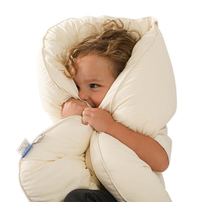 U13F Moon Shaped Baby Pillow Comfortable and Soft Infant Solid Color Pacify Pillow