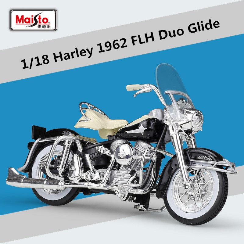 Maisto 1:18 Harley-Davidson 2008 FLSTSB Cross Bones Alloy Street Motorcycle Model Diecasts Metal Toy Collection Children Gifts