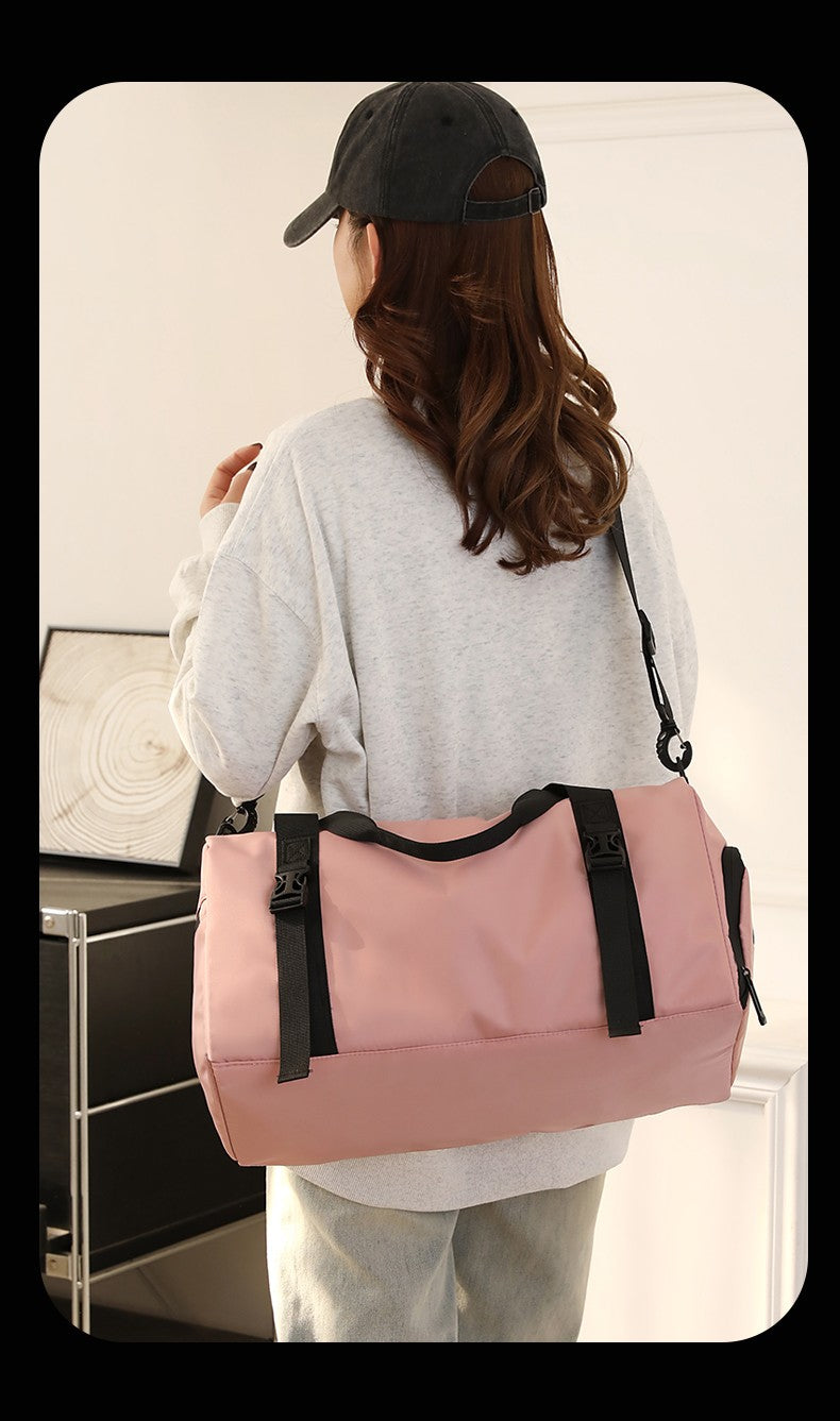 1 Piece Upgraded Sports Bag, Fitness Bag for Men and Women, Large Capacity Dry and Wet Separation Swimming Bag, Short-Distance Business Trip Portable Travel Bag, Sports Shoe Storage Bag, Multi-Purpose Luggage Bag