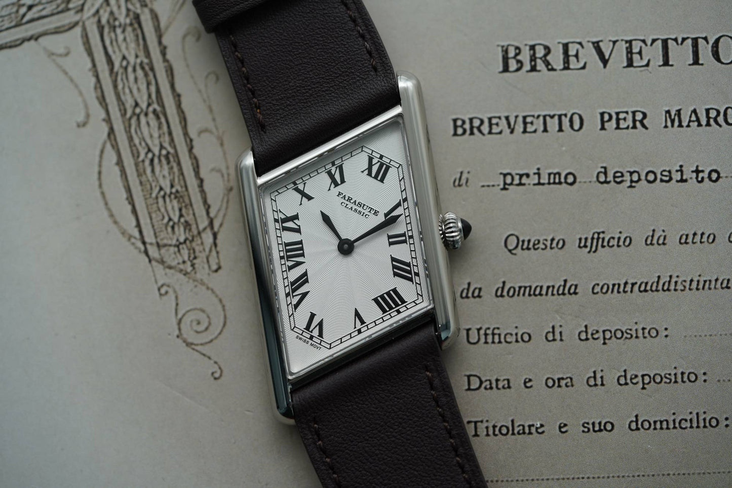 FARASUTE New Unique Square Stainless Steel Quartz Watch Men Casual Sapphire Glass Swiss Movement Waterproof Wristwatches Male