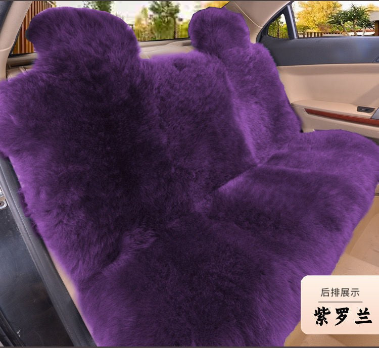 1 Peça Quente Pelúcia Capas de Assento de Carro Universal Longa Lã de Pelo Capa de Assento Dianteiro de Carro Protetor Almofada Tapete para Acessórios de Carro Almofada de Assento de Carro